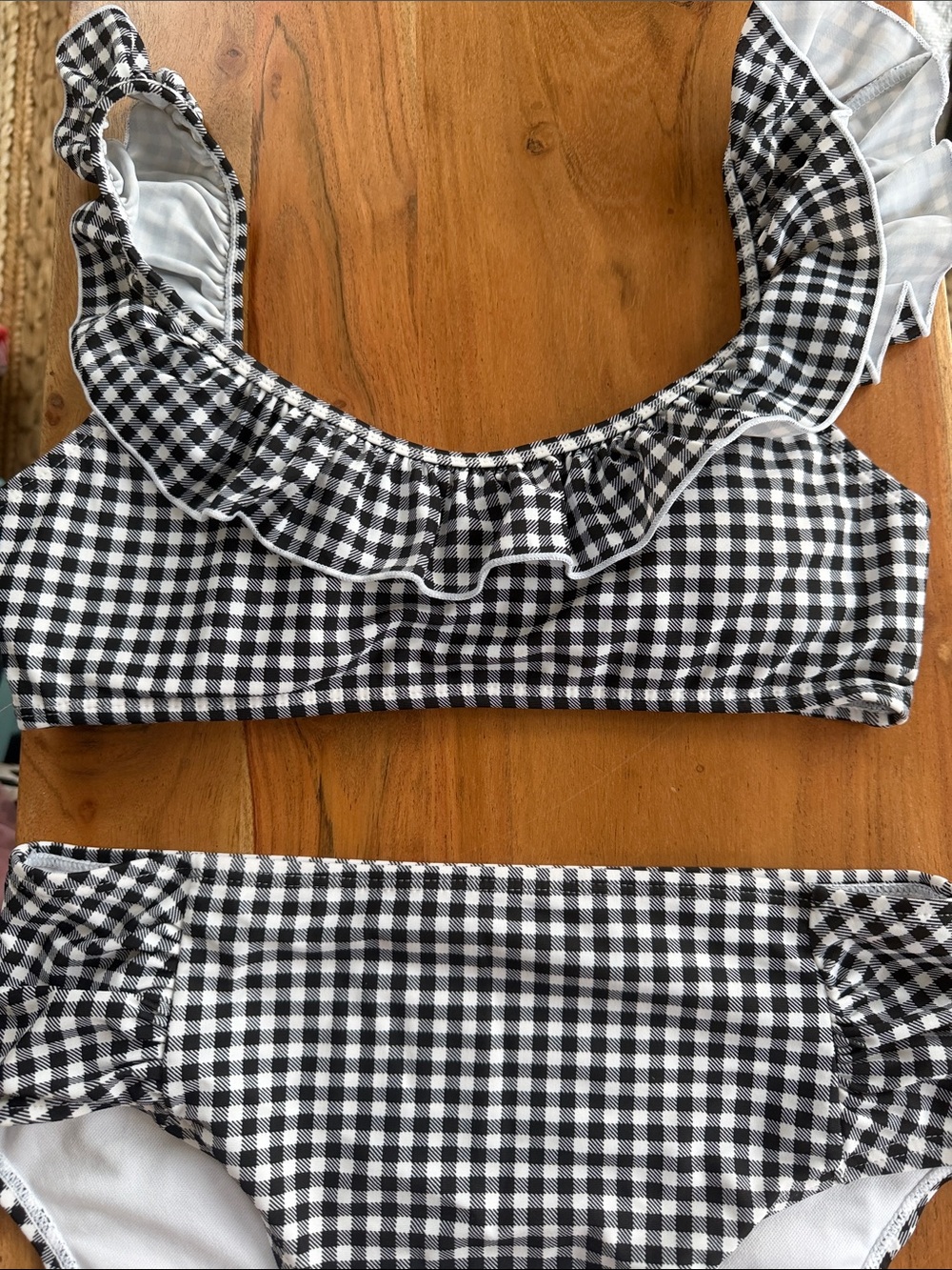NWOT Cabana del Sol Gingham Swimsuit